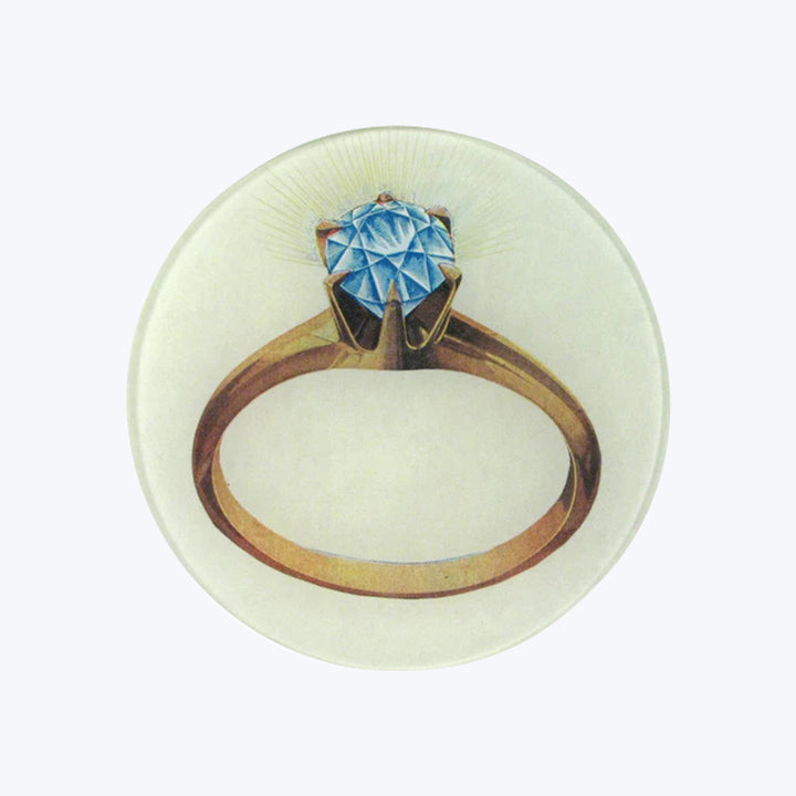 Diamond Ring Round Plate Multi