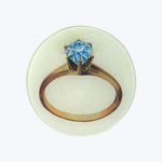 Diamond Ring Round Plate Multi