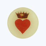 Crowned Heart Round Plate Multi