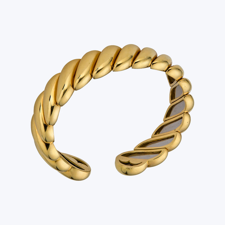 André Vassort 18KYG Serpentine Cuff