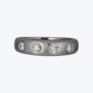 1990s Van Cleef & Arpels 18KWG Diamond Band