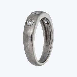 1990s Van Cleef & Arpels 18KWG Diamond Band - hover