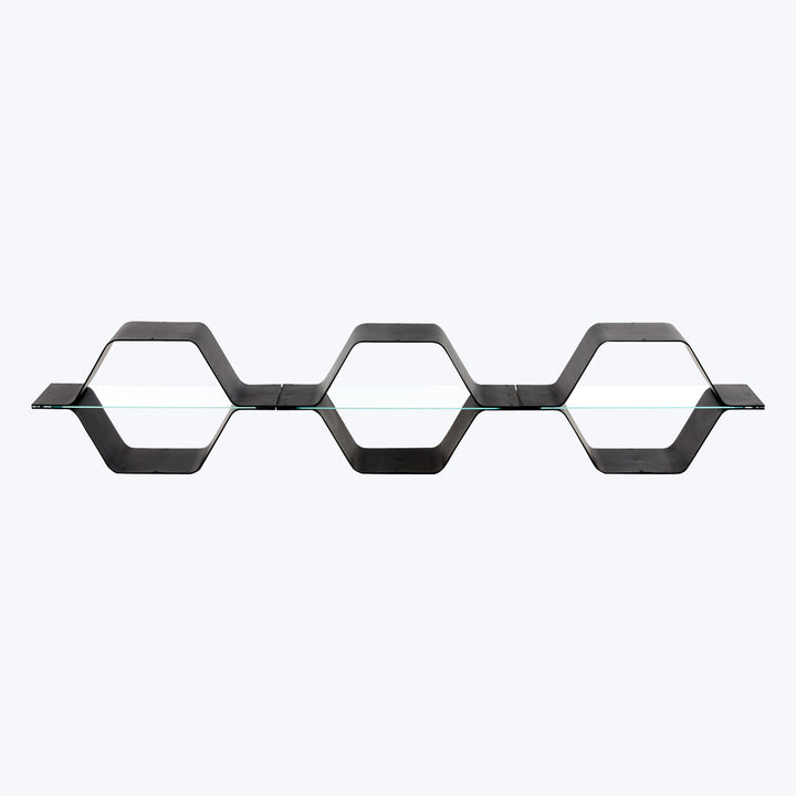 Honeycomb Modular Shelving Black / Single Row