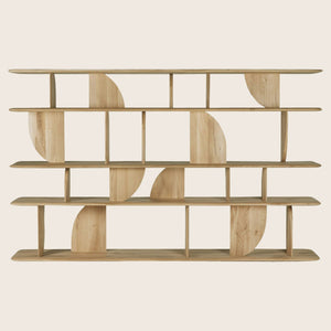 Geometric Rack Oak
