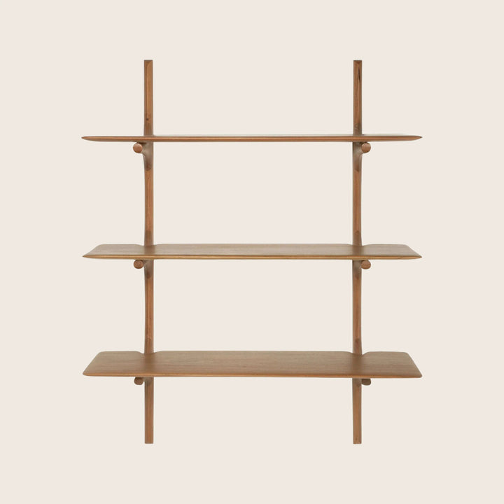 PI Wall Shelf Mahogany / 3-Shelf