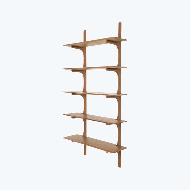 PI Wall Shelf Mahogany / 5-Shelf