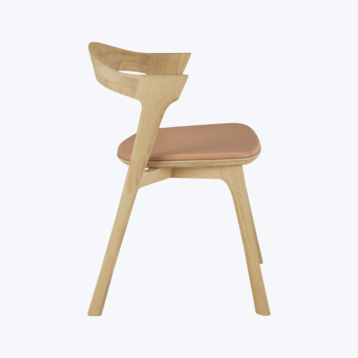 Leather Bok Side Chair Sienna