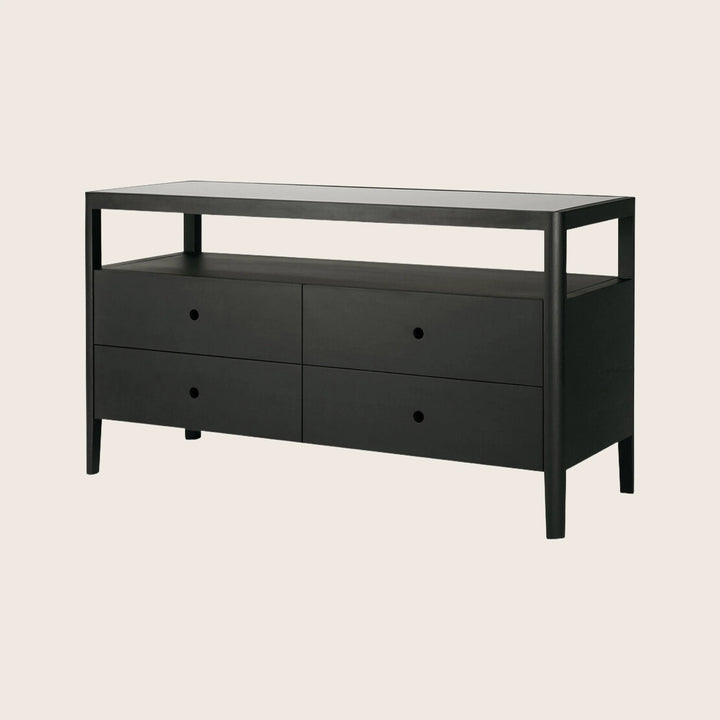 Spindle Dresser Oak Black