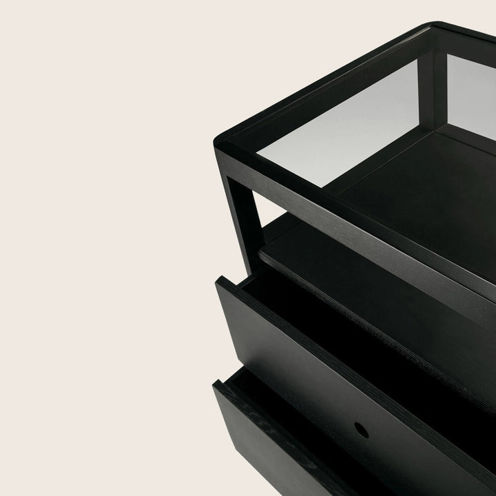 Spindle Dresser Oak Black