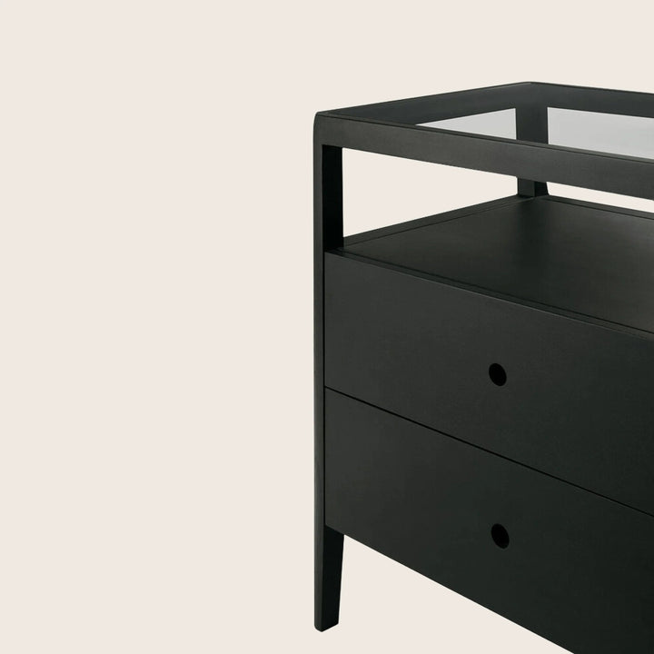 Spindle Dresser Oak Black