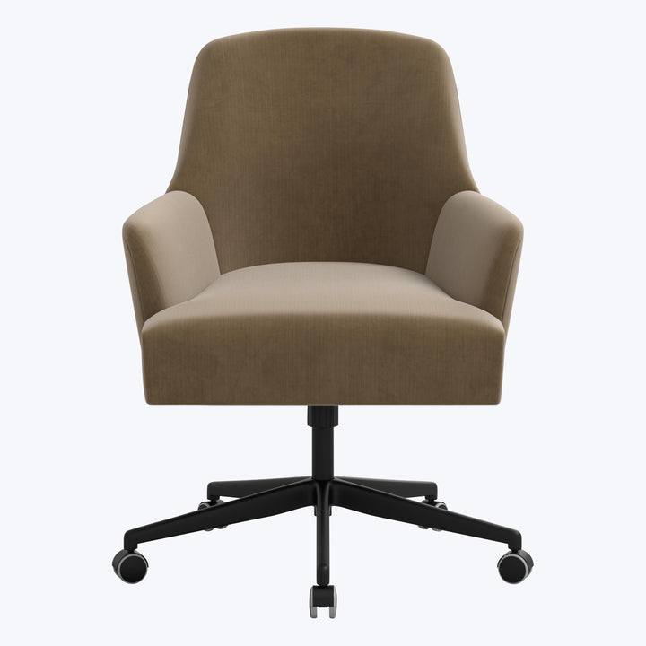 Annie's Office Chair Titan Performance Velvet Walnut