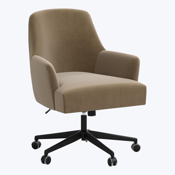 Annie's Office Chair Titan Performance Velvet Walnut