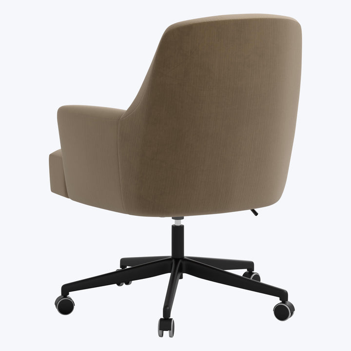 Annie's Office Chair Titan Performance Velvet Walnut