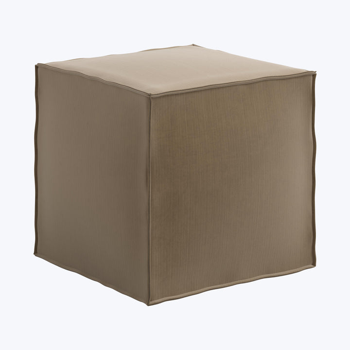 Langston Ottoman Titan Performance Velvet Walnut