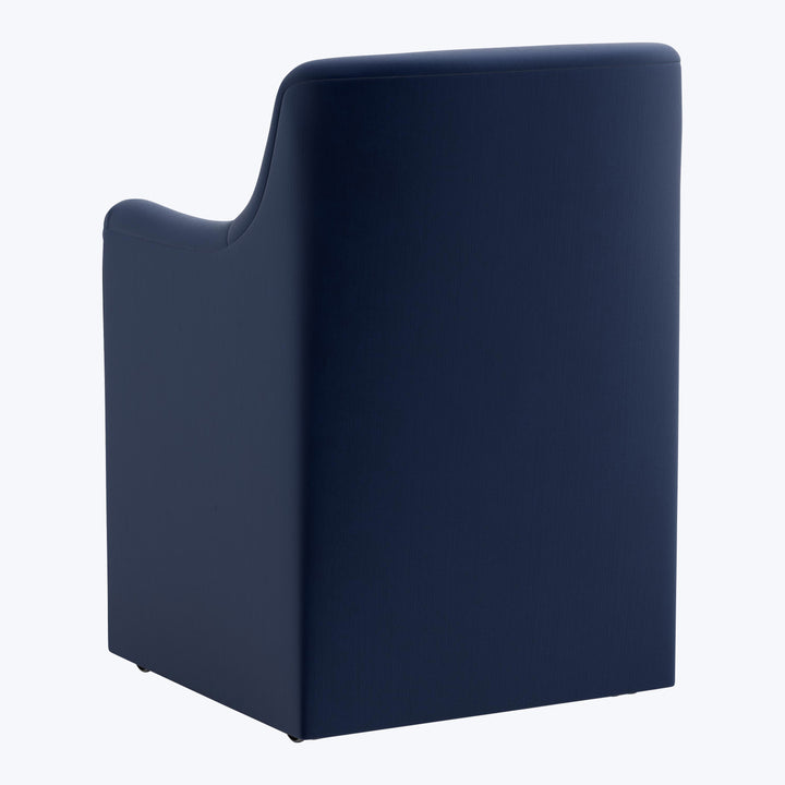 Priya Dining Chair Titan Performance Velvet Ocean