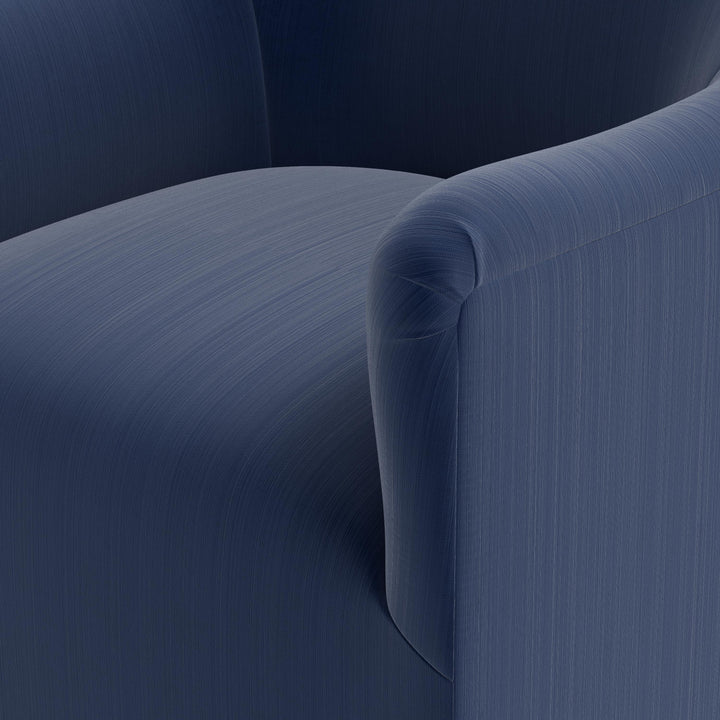 Priya Dining Chair Titan Performance Velvet Ocean