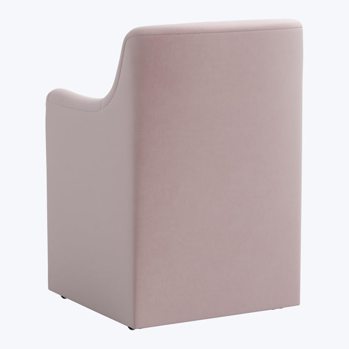 Priya Dining Chair Titan Performance Velvet Plum Frost