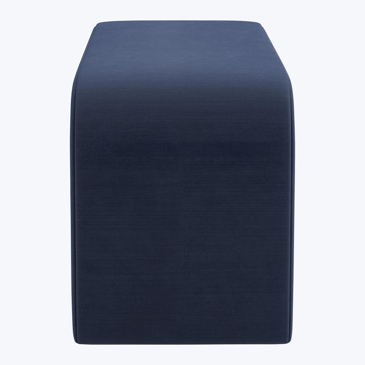 Nora Velvet Bench Titan Performance Velvet Ocean