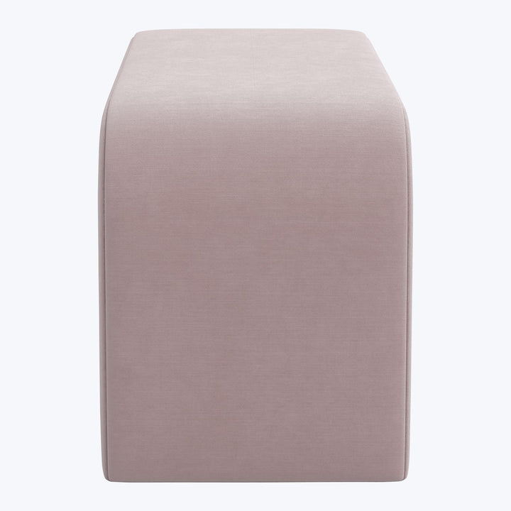 Nora Velvet Bench Titan Performance Velvet Plum Frost