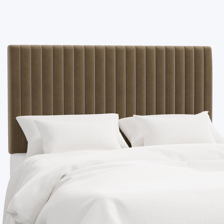 Minetta Headboard Twin / Titan Performance Velvet Walnut