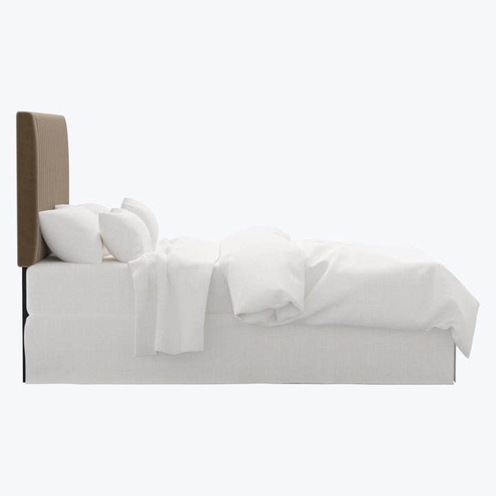 Minetta Headboard Twin / Titan Performance Velvet Walnut