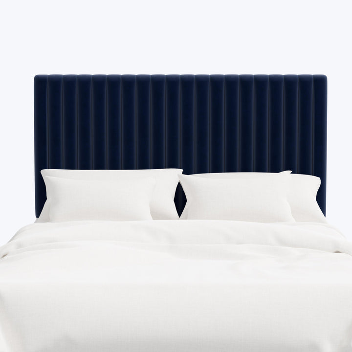 Minetta Headboard Twin / Titan Performance Velvet Ocean