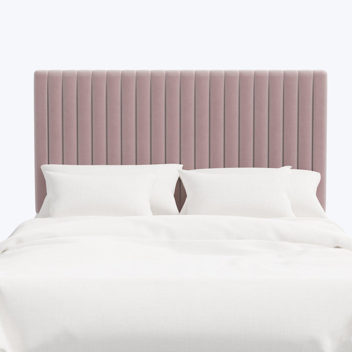 Minetta Headboard Twin / Titan Performance Velvet Plum Frost