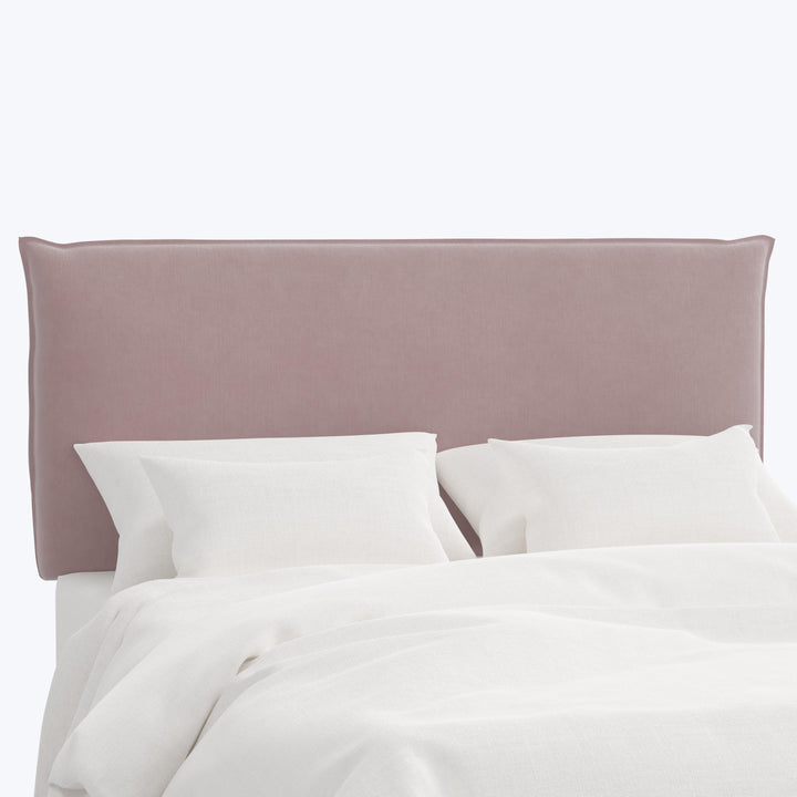 Willow Headboard Twin / Titan Performance Velvet Plum Frost