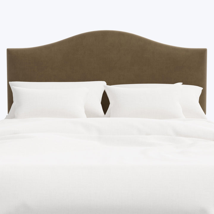 Wednesday Headboard Twin / Titan Performance Velvet Walnut