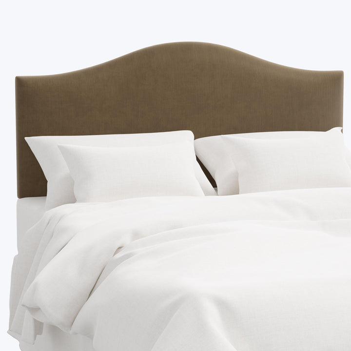 Wednesday Headboard Twin / Titan Performance Velvet Walnut