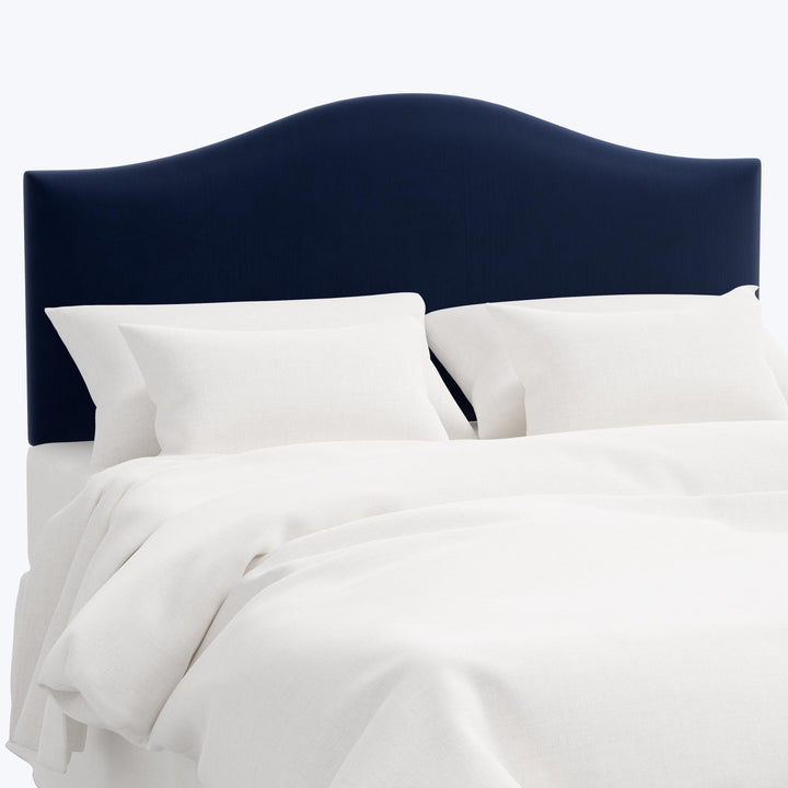 Wednesday Headboard Twin / Titan Performance Velvet Ocean
