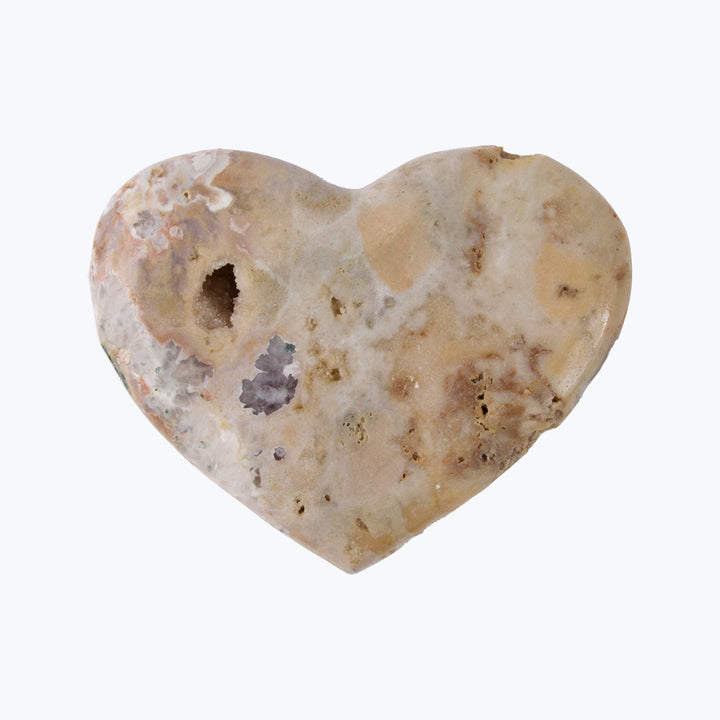 Pink Amethyst Hearts Bowl Small