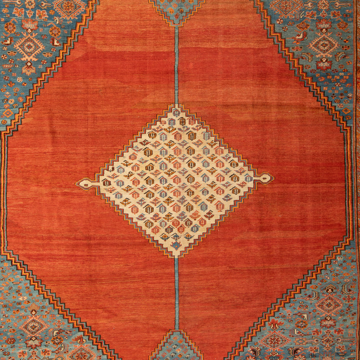 Antique Traditional Bakhshayesh Wool Rug - 11'7" x 14'