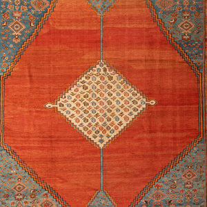 Antique Traditional Bakhshayesh Wool Rug - 11'7" x 14' - hover