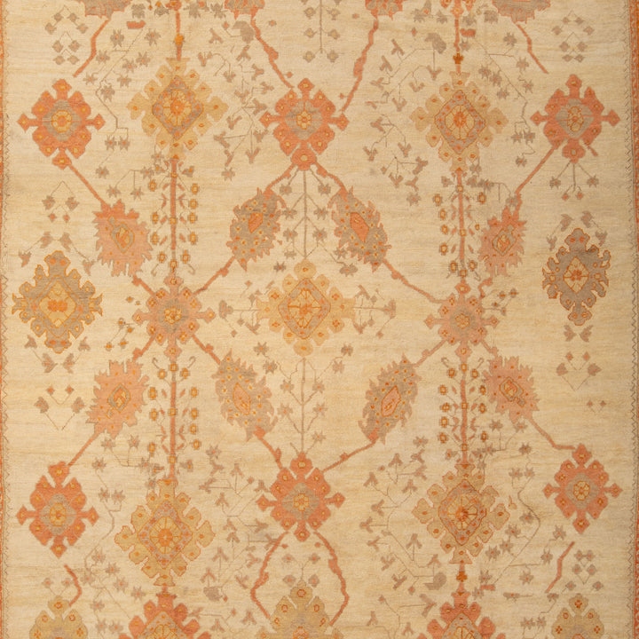 Antique Traditional Oushak Wool Rug - 14' x 18'4"