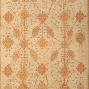 Antique Traditional Oushak Wool Rug - 14' x 18'4" - hover
