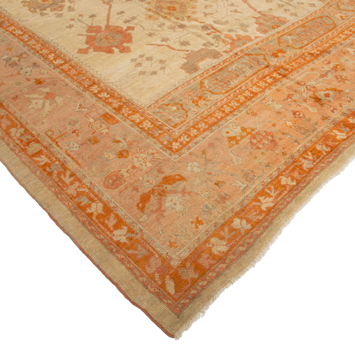Antique Traditional Oushak Wool Rug - 14' x 18'4"