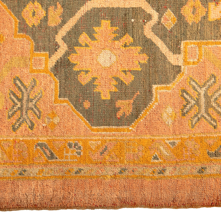 Antique Traditional Oushak Wool Rug - 12' x 17'2"