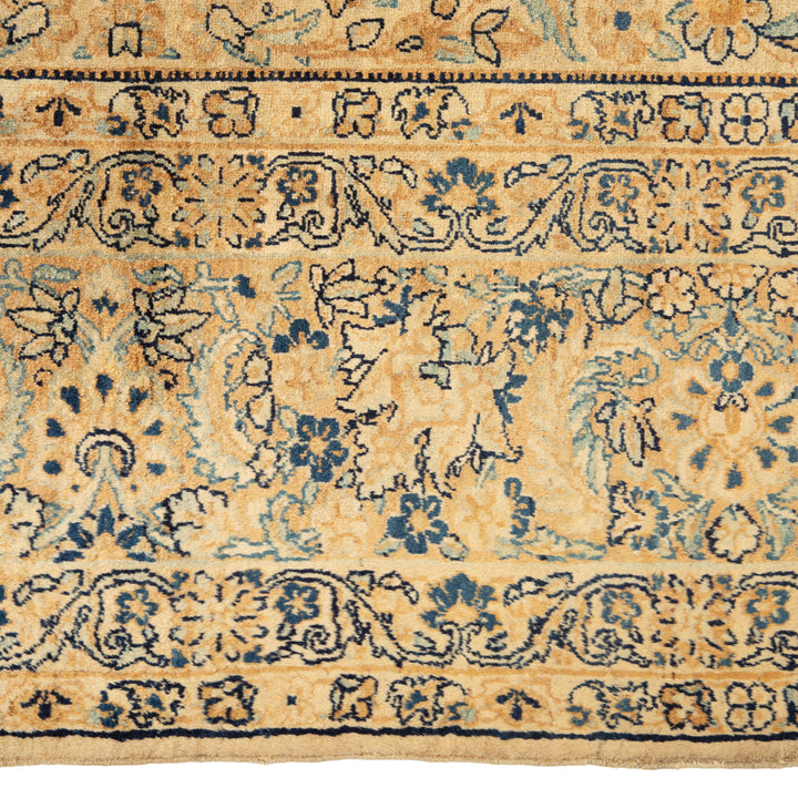 Antique Traditional Kerman Wool Rug - 9'3" x 12'7"