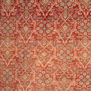 Antique Traditional Sultanabad Wool Rug - 10' x 11'7" - hover