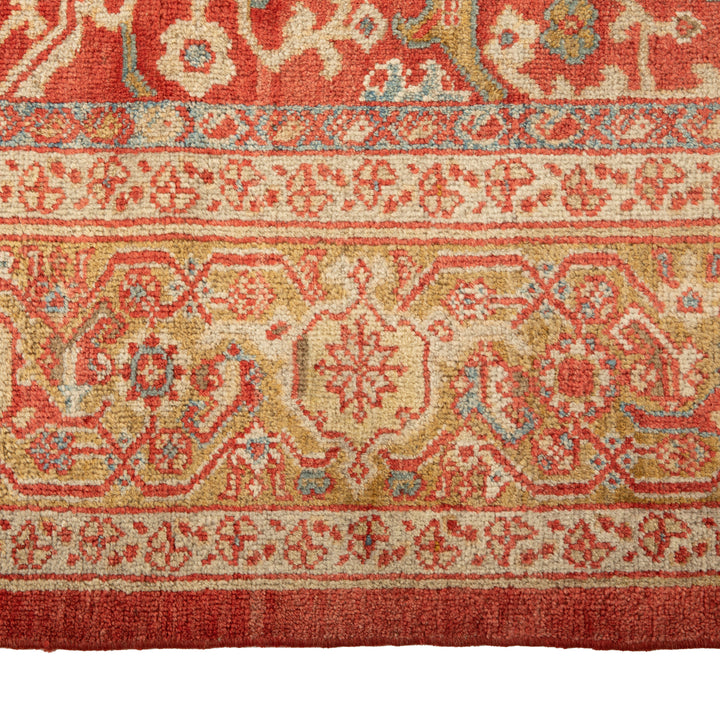 Antique Traditional Sultanabad Wool Rug - 10' x 11'7"