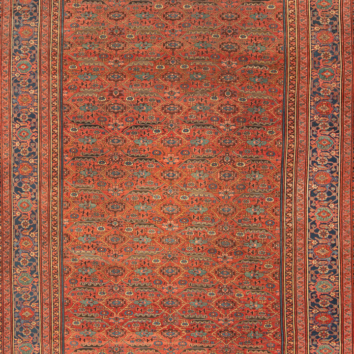 Antique Traditional Bakhshayesh Wool Rug - 11'7" x 13'8"