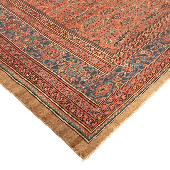 Antique Traditional Bakhshayesh Wool Rug - 11'7" x 13'8"