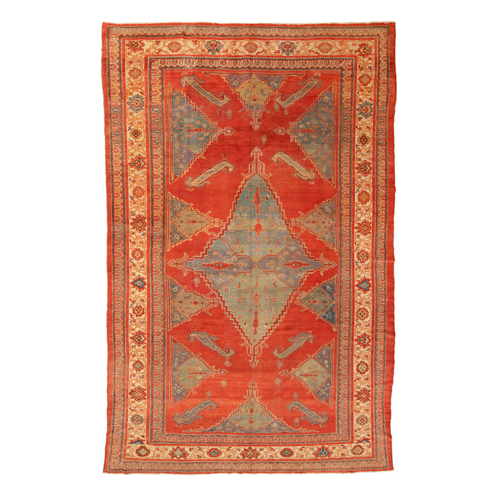 Antique Traditional Hamadan Wool Rug - 10'7" x 16'10"