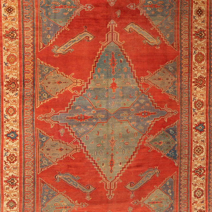 Antique Traditional Hamadan Wool Rug - 10'7" x 16'10"
