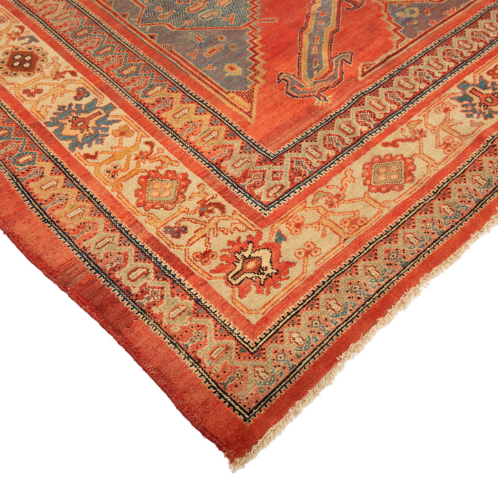 Antique Traditional Hamadan Wool Rug - 10'7" x 16'10"