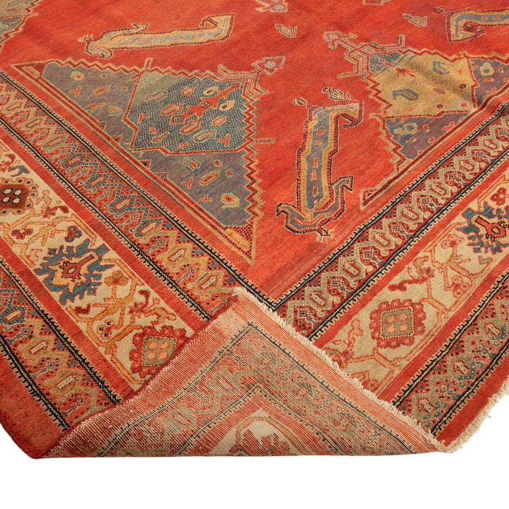 Antique Traditional Hamadan Wool Rug - 10'7" x 16'10"