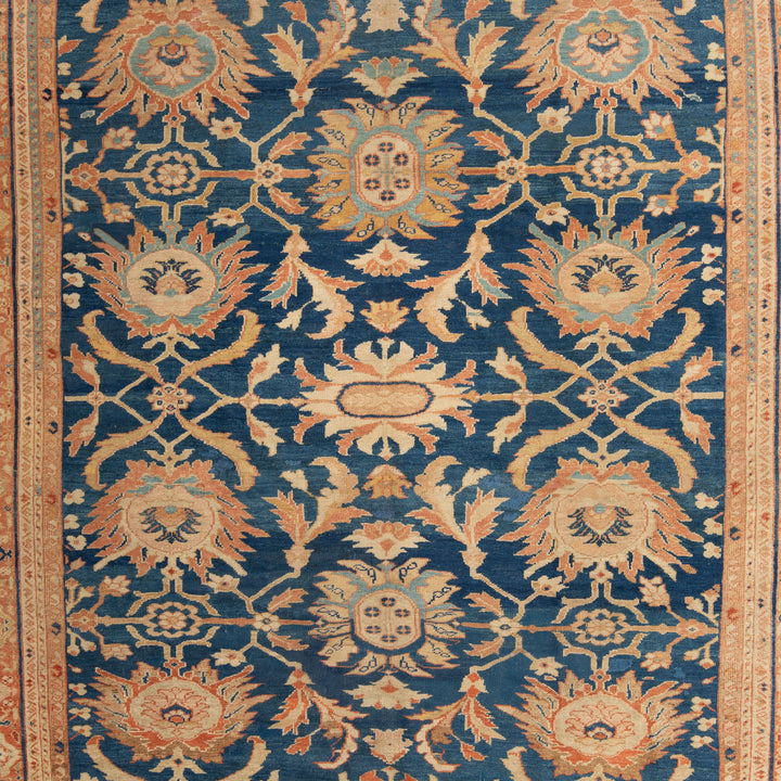 Antique Traditional Sultanabad Wool Rug - 9'4" x 11'7"