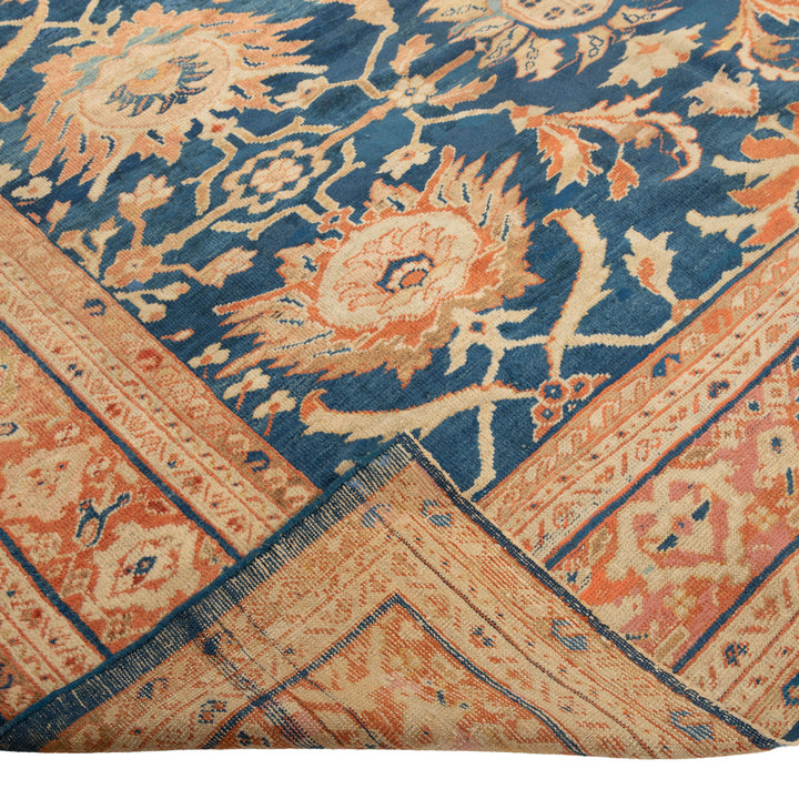 Antique Traditional Sultanabad Wool Rug - 9'4" x 11'7"