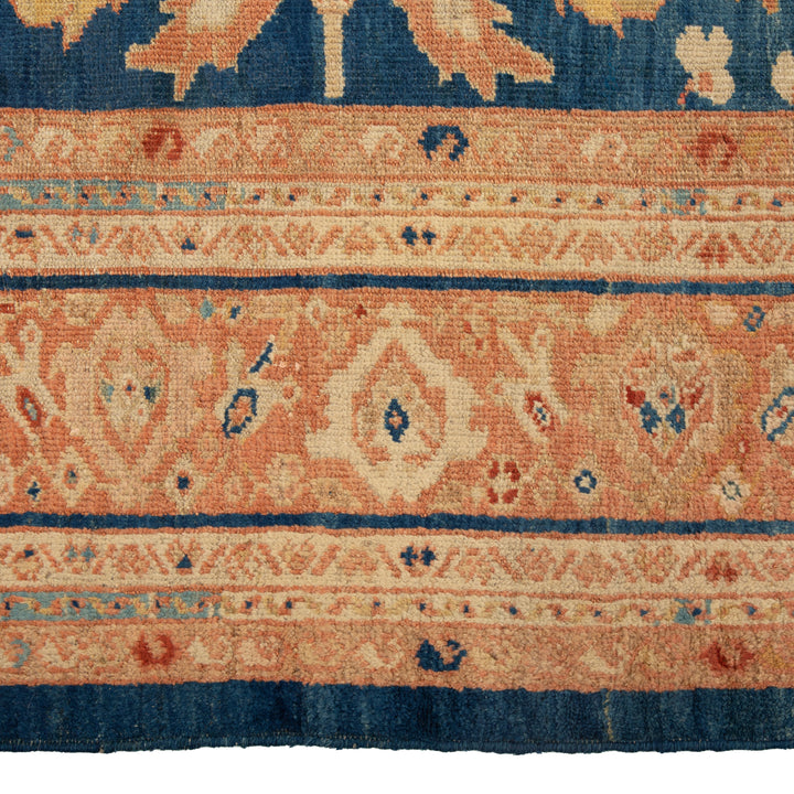 Antique Traditional Sultanabad Wool Rug - 9'4" x 11'7"